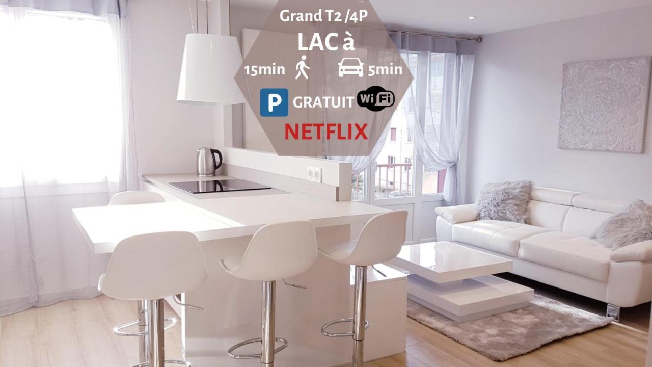 Le White Cosy A 5 Minutes Du Lac Avec Parking Privatif Gratuit Annecy Luaran gambar